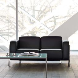 2 pers. sofa,Vestland sort