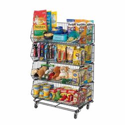 Stabelsælger FlexBasket 75 cm, antracit