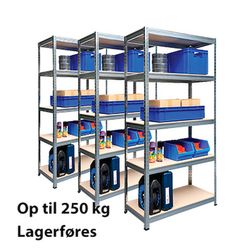 Lagerreol Stelcon 25  265 Kg sæt a 3 stk