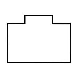 Stoleunderlag Floorlux ECO m/pigge L 150x120 cm.