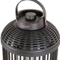 Terrassevarmer Sunred Indox Dark bord 1200W