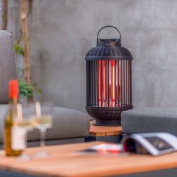 Terrassevarmer Sunred Indox Dark bord 1200W