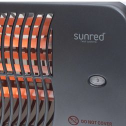 Terrassevarmer Sunred Quartz væg 2000W