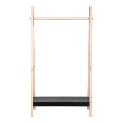 Tøjstativ Frankfurt, natur/sort