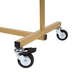 Tøjstativ 600 m. klap sammen funktion, guld