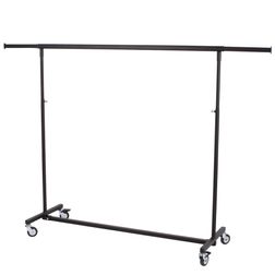 Tøjstativ 600, m. klap sammen funktion, sort