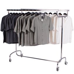 Tøjstativ L143, m. dobbelt bøjlestang