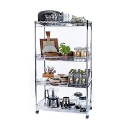 Trådreol Wirefix 46x91x160 h cm