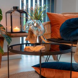 Træskulptur Waterdrop 25h cm, teak