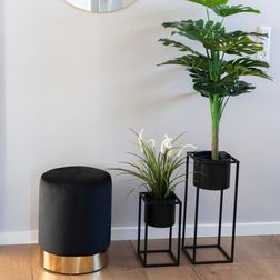 Blomsterstandere i stål 2 stk.