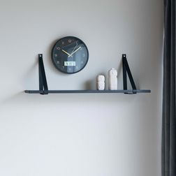 Vægur Saltholm Ø25 cm, sort