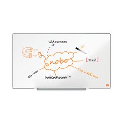 Widescreen whiteboard Nobo emaljeret 71x40 cm