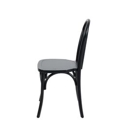 Wienerstol 3  53x51x89h cm, sort
