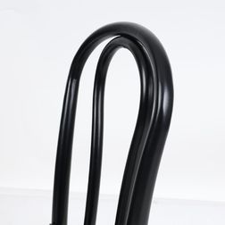 Wienerstol 3  53x51x89h cm, sort