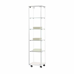 Glasvitrine Trento 1. m/glastop, hvid