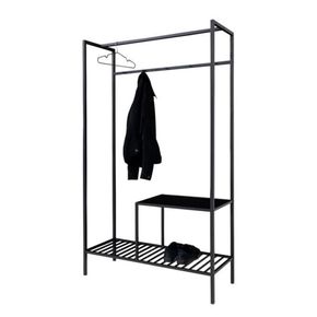 Tøjstativ Madrid, sort