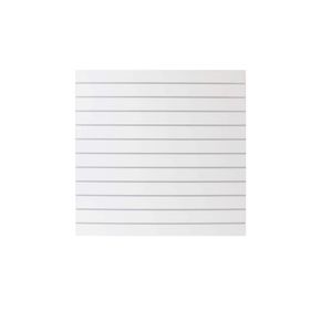 Rillepanel 120x120 cm Basic+ , hvid