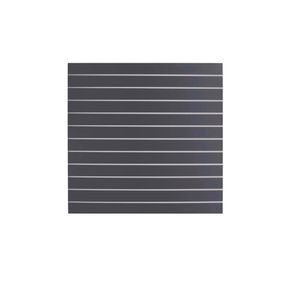 Rillepanel 120x120 cm, antracit