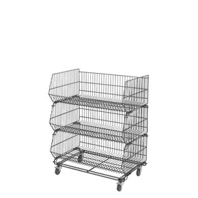 Stabelsælger FlexBasket 75 cm, antracit