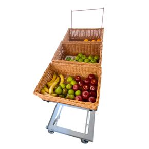 Frugt -& grøntstativ inkl. 3 kurve