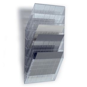 Brochureholder Flexibox 6 A4 tvær