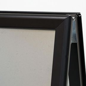 Gadeskilt Alu-line, 50x70 cm, sort