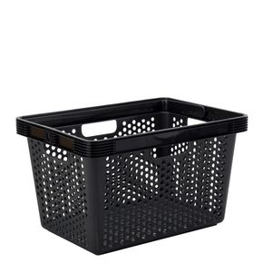 Indkøbskurv Gigant 30 liter, sort