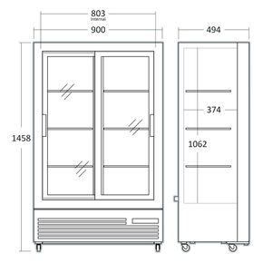 Displaykøleskab Scandomestic DC287SLBC