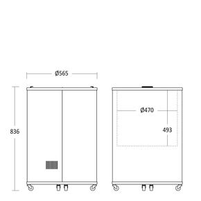 Tøndefryser Scandomestic FT87 BE