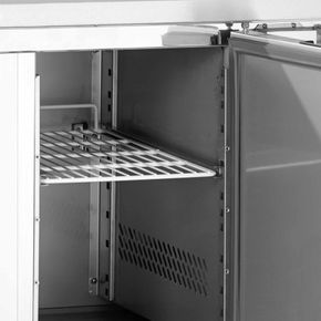 Pizzabord Tefcold G-Line GP92 m Granitbordplade og Kølebrønd