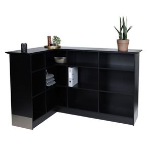 Receptionsskranke L-formet 180x120 cm