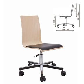 Skolebord 70x65 cm med 1 stol birk
