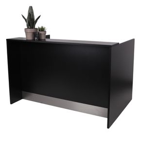 Receptionsskranke Luno 170 cm, sort