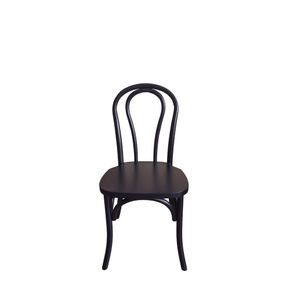 Wienerstol 3  53x51x89h cm, sort