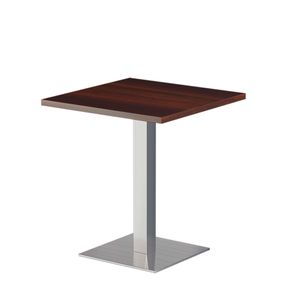 Resturantbord 6 mørk valnød 68x68x75,8h