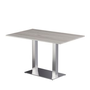 Cafebord 9 hvidolieret eg 80x120x75,8h