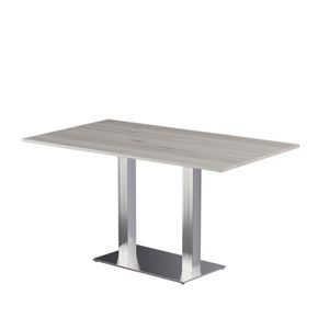 Resturantbord 9 hvidolieret eg 80x138x75,8h