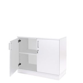 EP Xtra kontorskab B100 2 rum, hvid