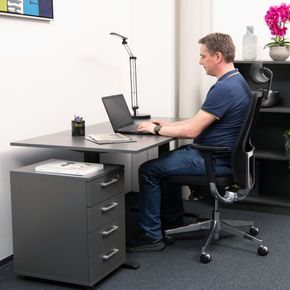 Kontorstol Preta netryg sort