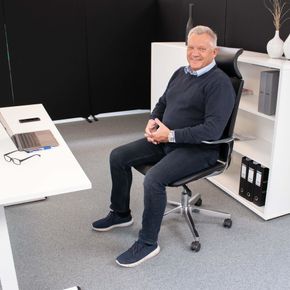 Chefstol Supreme høj, sort