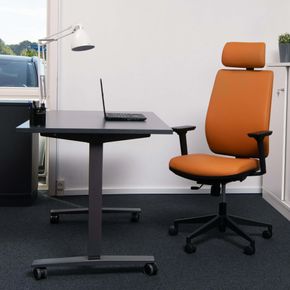 Kontorstol Capo, brun