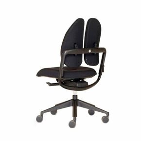 Kontorstol Duo-Back, sort