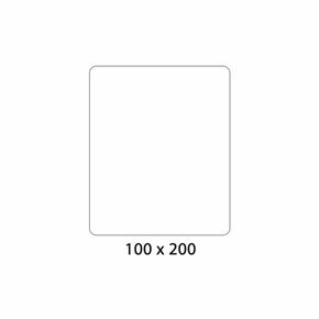 Glastavle Flow Wall 100x200 cm