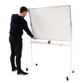 Whiteboard tavle på hjul ECO 120x90 cm