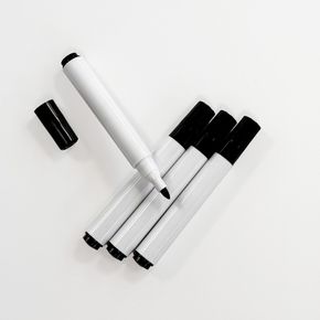 Whiteboardtusser 4 stk. sort
