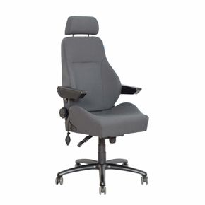 24 timers kontorstol Be-Ge 9080, grå