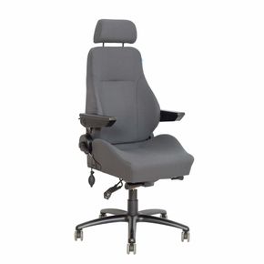 24 timers kontorstol Be-Ge 9080 HD KLG, grå