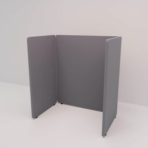 Skærmbås Nordic Light, 80x120x140h cm.