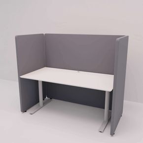 Skærmbås Nordic Light, 80x180x140h cm.