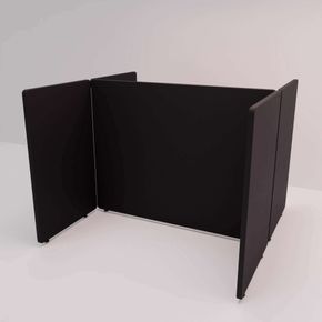 Skærmbås Nordic Light, 2 rum, 180x180 cm